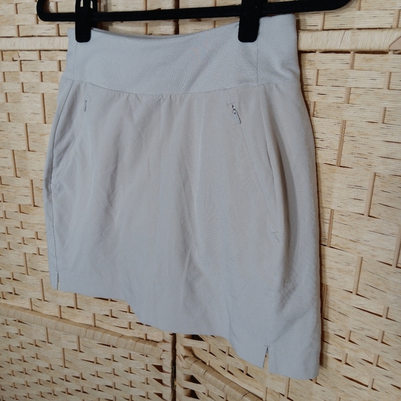 Athleta Cream Soho Skort 0 Xs Pockets EUC - Picture 2 of 6